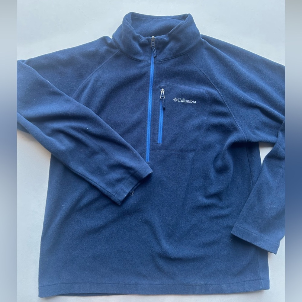 Columbia Men's Navy Zip-Up Sweater